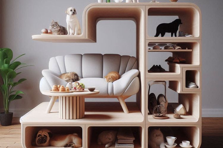 Móveis Multifuncionais que Atendam Humanos e Animais