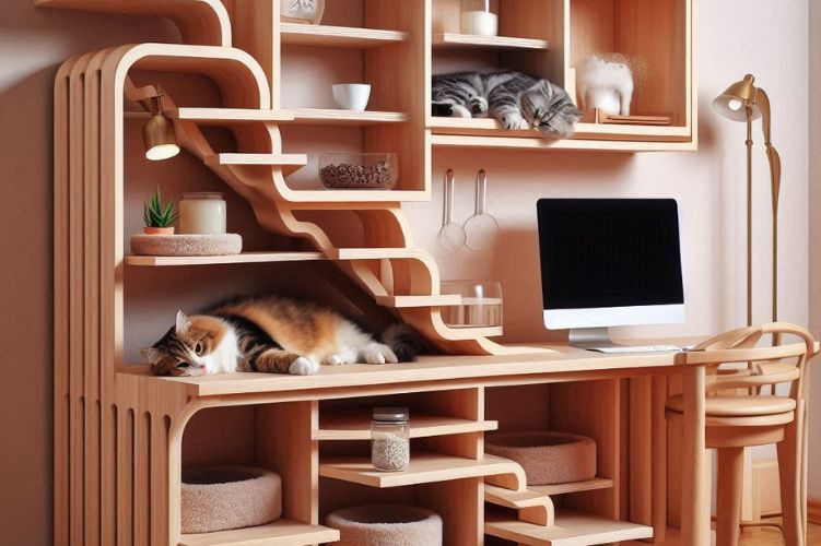 Gatos e Móveis: Soluções de Espaço Inteligentes