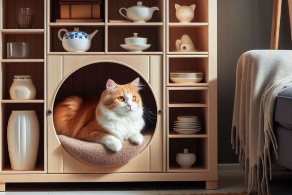 Móveis 2 em 1: Como Criar Nichos para Gatos