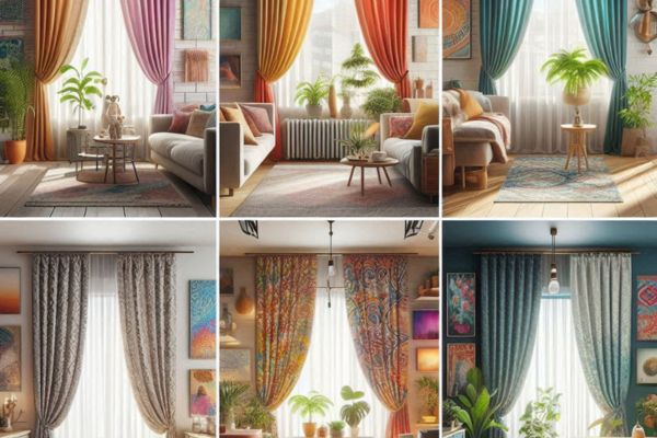 Cortinas em Ambientes Diversos