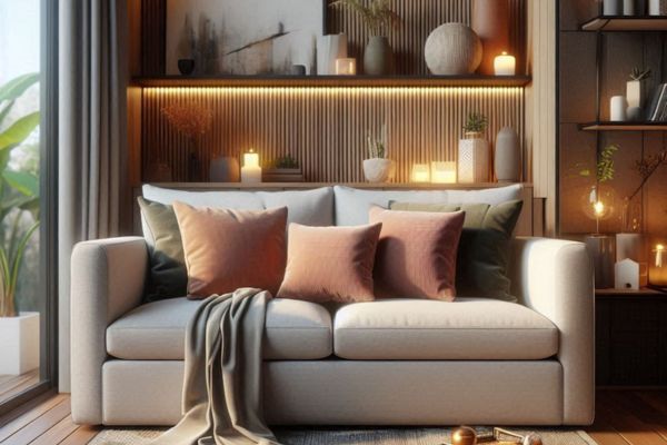 sofá ideal para apartamentos pequenos