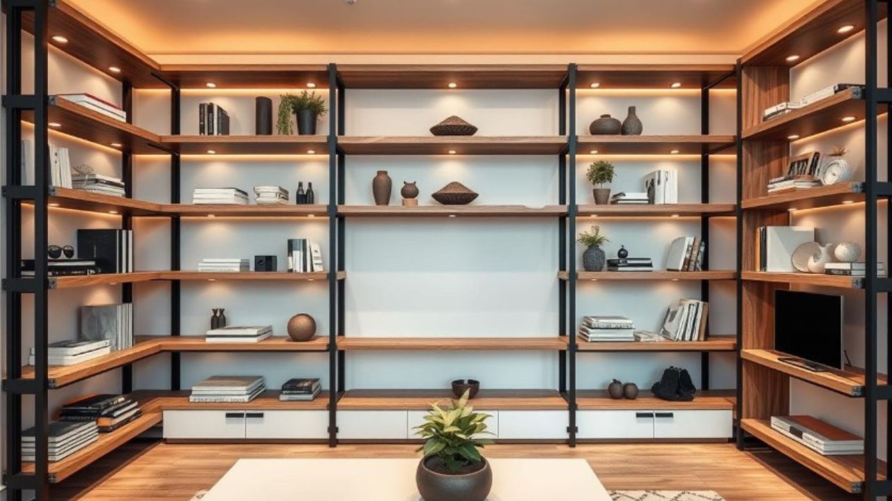 Estantes Inteligentes para Apartamentos Pequenos