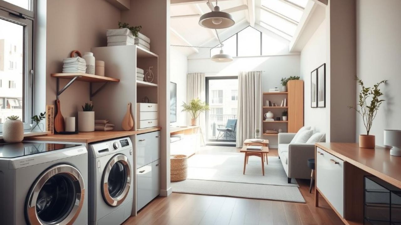 área de serviço em apartamento pequeno